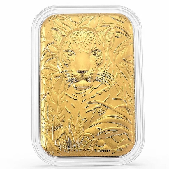 Other - Gold Tiger Embossed Sheet 24K SOLID GOLD .. .999